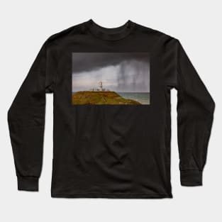 Strumble Head Lighthouse, Pembrokeshire Long Sleeve T-Shirt